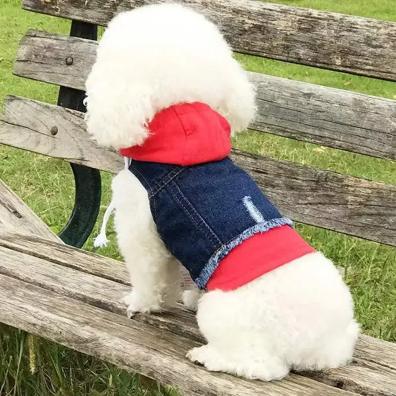 Cowboy Pet Cowboy Clothes Due Gambe Teddy Vip Chihuahua Pomeranian Puppy Vest Vest Cat Clothes