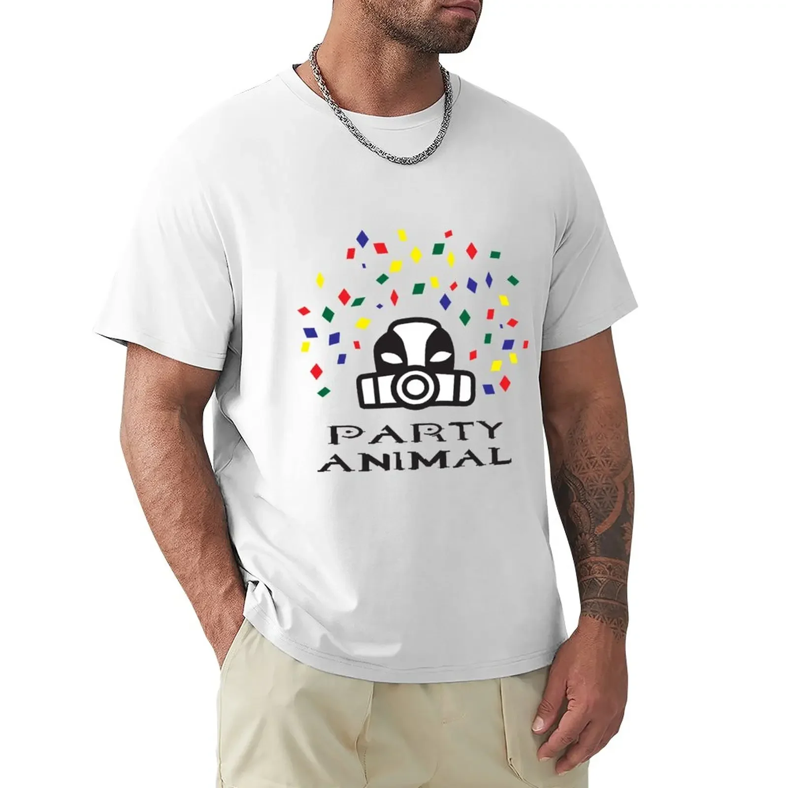 

Grunt Party Animal T-Shirt sports fans tops men workout shirt