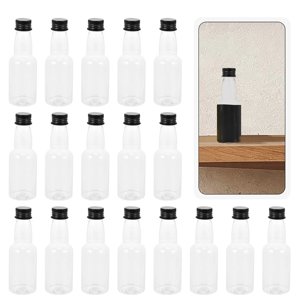 

Mini Bottles Small Juice Bottles Mini Salad Dressing Bottle Empty Mini Alcohol Seasoning Beverage Juice Bottle