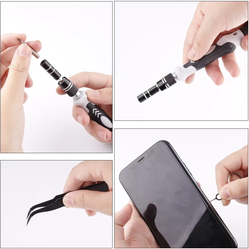 Screwdriver Set 115 in 1 Car Maintenance Portable Small Toolbox Mobile Phone and Computer Disassembly