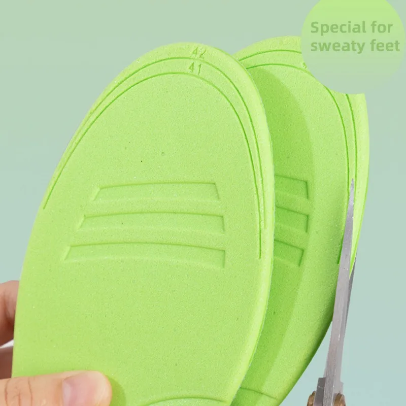 Unisex Soft Memory Foam Orthopedic Insoles Breathable Deodorizing Anti-sweat Antibacterial Shoe Accessories Sports Insole