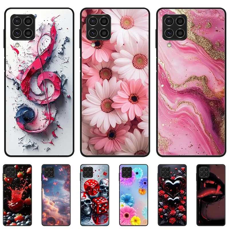Black Shockproof Case Cover for Samsung Galaxy - Durable Protective Back Shell