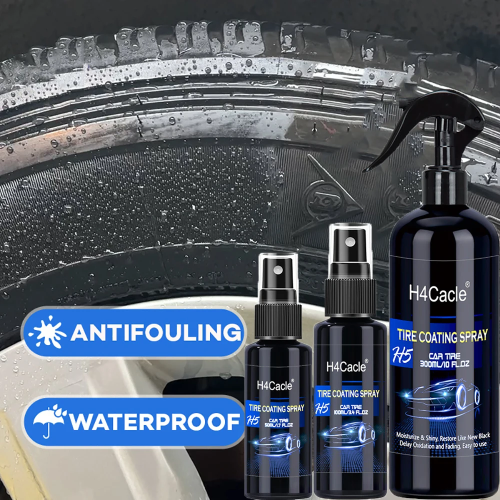 Tire Blackening Coating Wax Car Tire Shine Coatings Long Lasting Tyre High Gloss Car Auto Refurbishing Agent Cleaner Coatin
