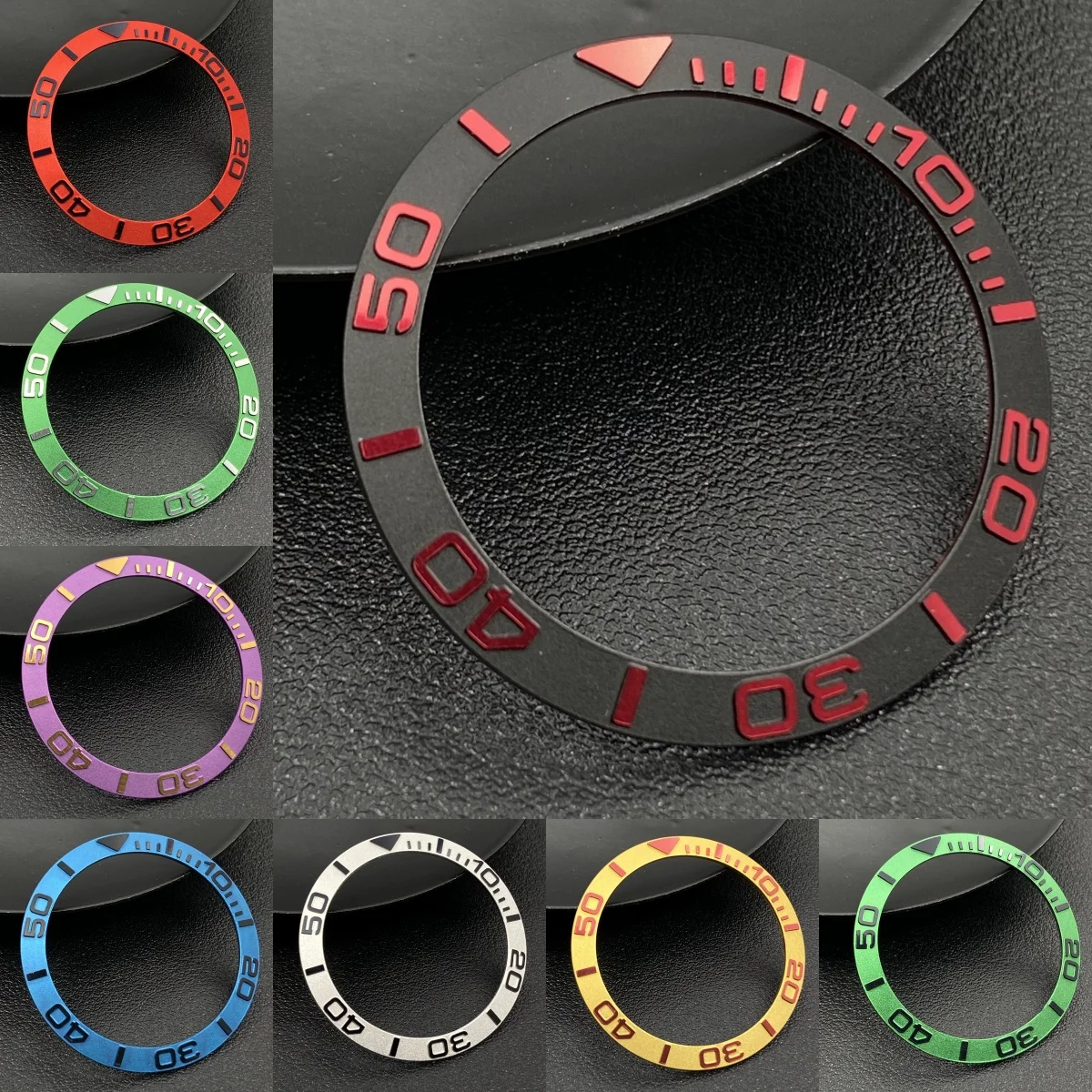 Aluminium Watch Bezel Insert - 38mm Diving Bezel Ring