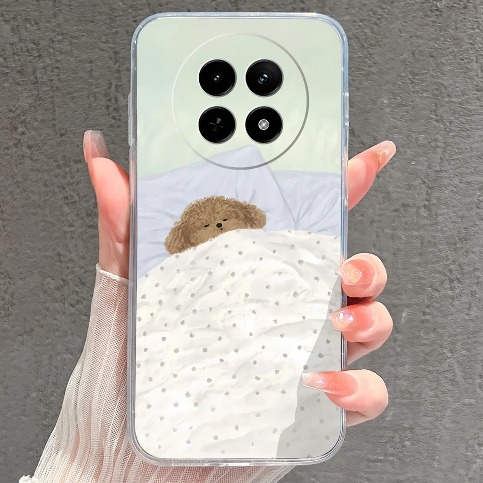 Enhanced Product Title:  
Little Fish Moon Non-Slip Camera Protection Clear Case