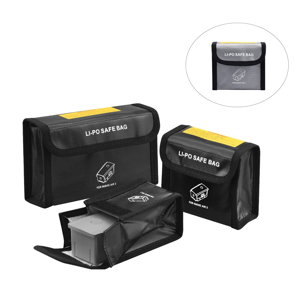 Drone Accessories Case Drone LiPo Battery Safe Bag For DJI Mavic Air 2/2S