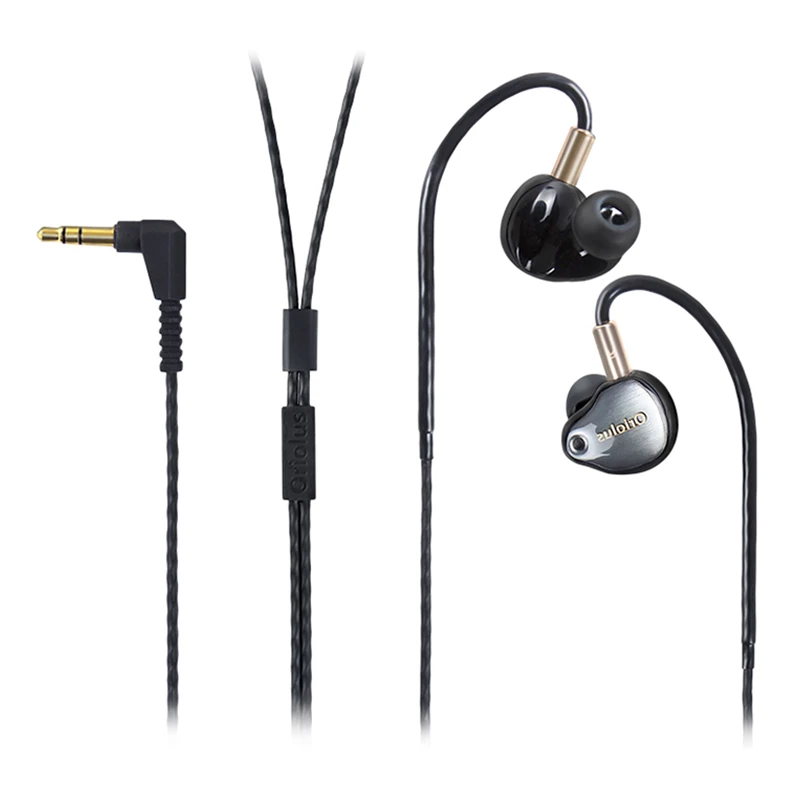 

Oriolus Forsteni 1DD+2BA Hybrid technology 3-way frequency crossover Extra Bass Earphones With 2Pin/0.78mm Detachable Cable