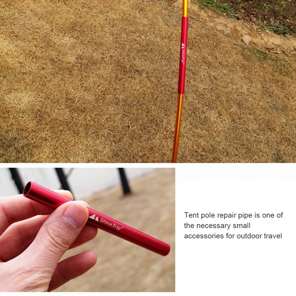 4pcs Durable Aluminium Alloy Tent Pole Repair 3