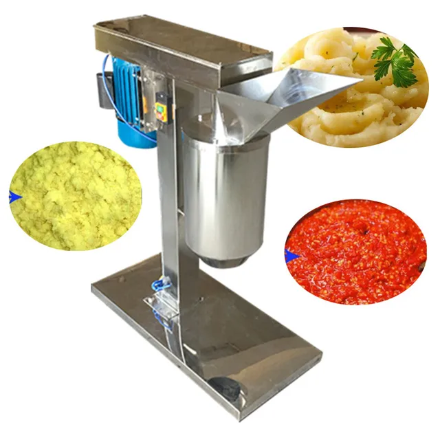 Industrial Potato Ginger Crusher Masher Vegetable Crush Grind Onion Ginger Garlic Paste Make Machine