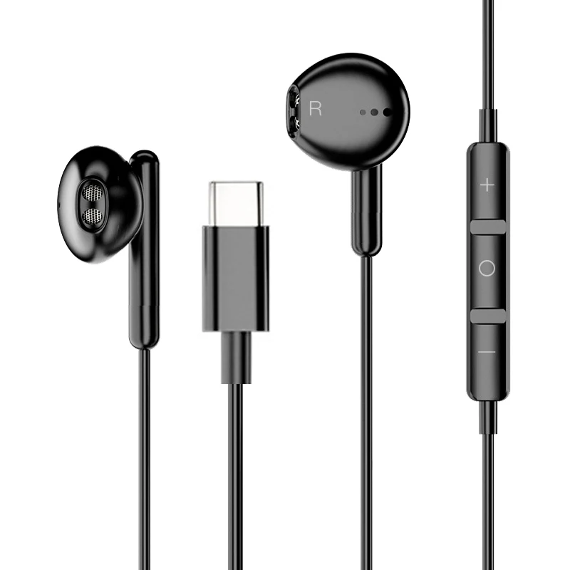 3.5mm USB C Earphones for Google Pixel 3 2 XL HiFi Stereo Type C