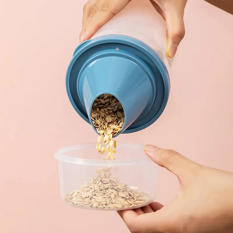 1Pc Storage Jar Sealing Canister Grain Snacks Storage Jar Multifunctional Cereal Food Storage Kitchen Supplies