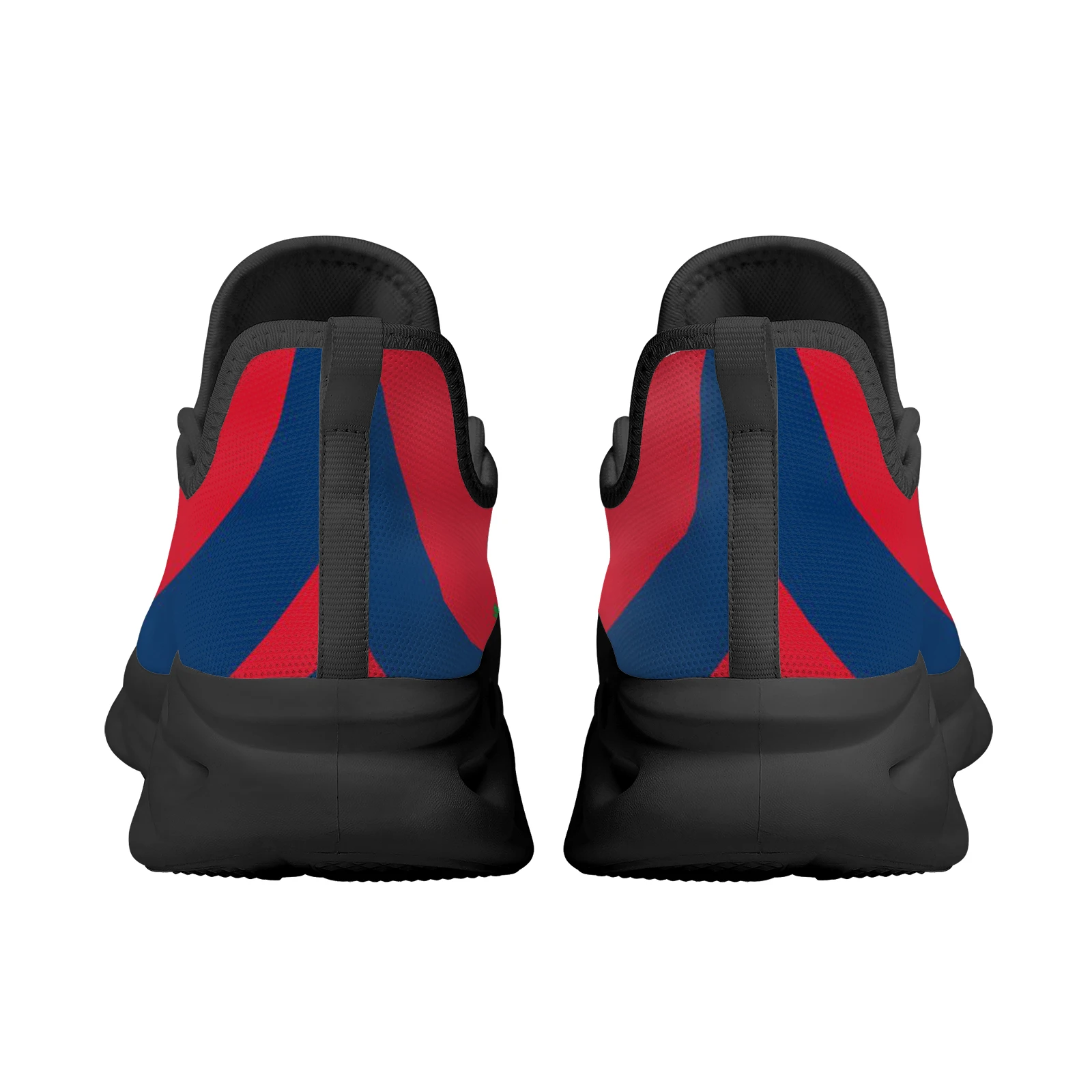 Dominican Flag National Emblem Design Lightweight Breathable Platform Shoes Knitted Blade Shoes Sneakers Zapatos