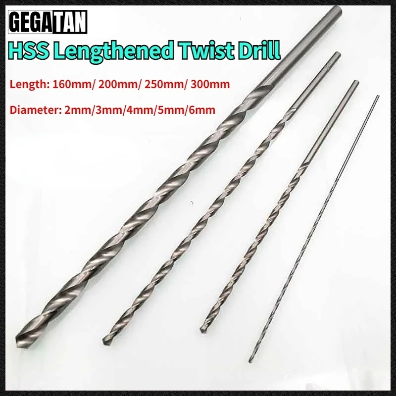 26mm Length160/200/250/300mm Extra Long HSS Drill Bit Set Holesaw Hole Saw Cutter Drill Bits