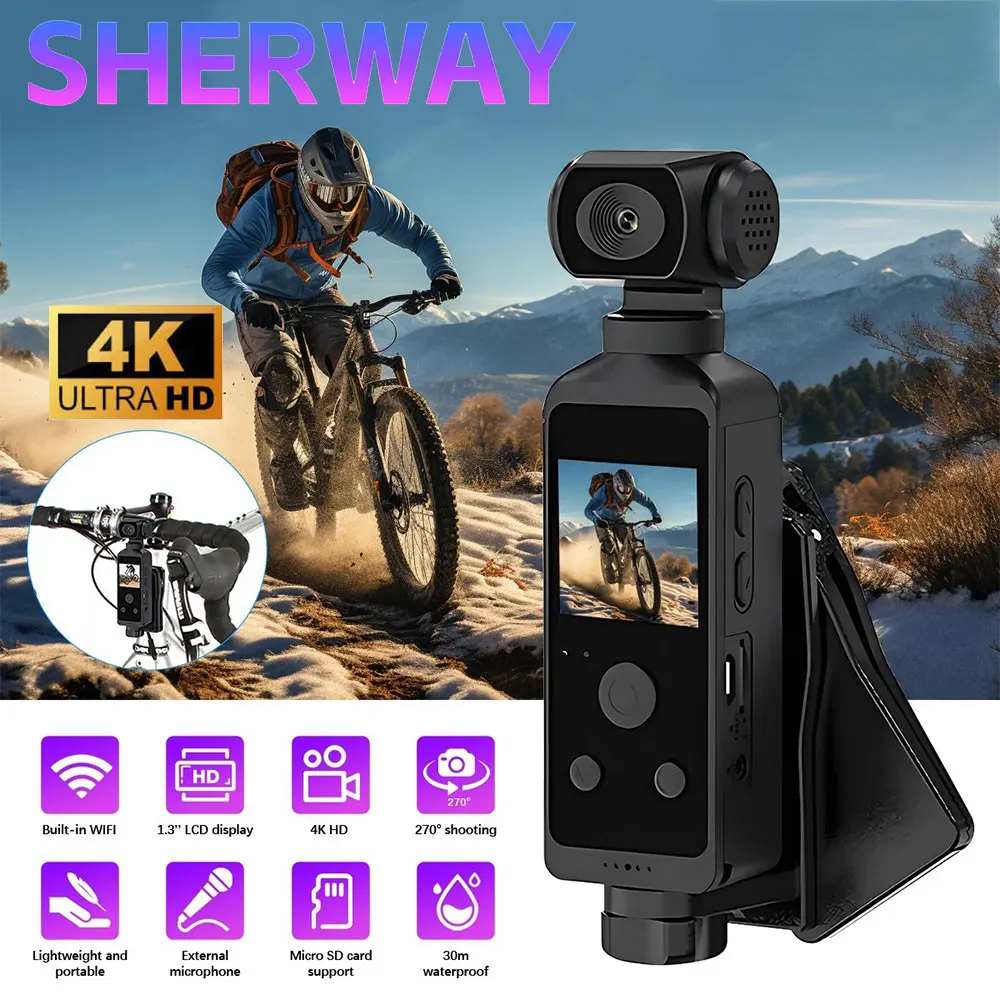 ETO- mini caméscope Enregistreur de Caméra de Poche, Enregistreur Vidéo