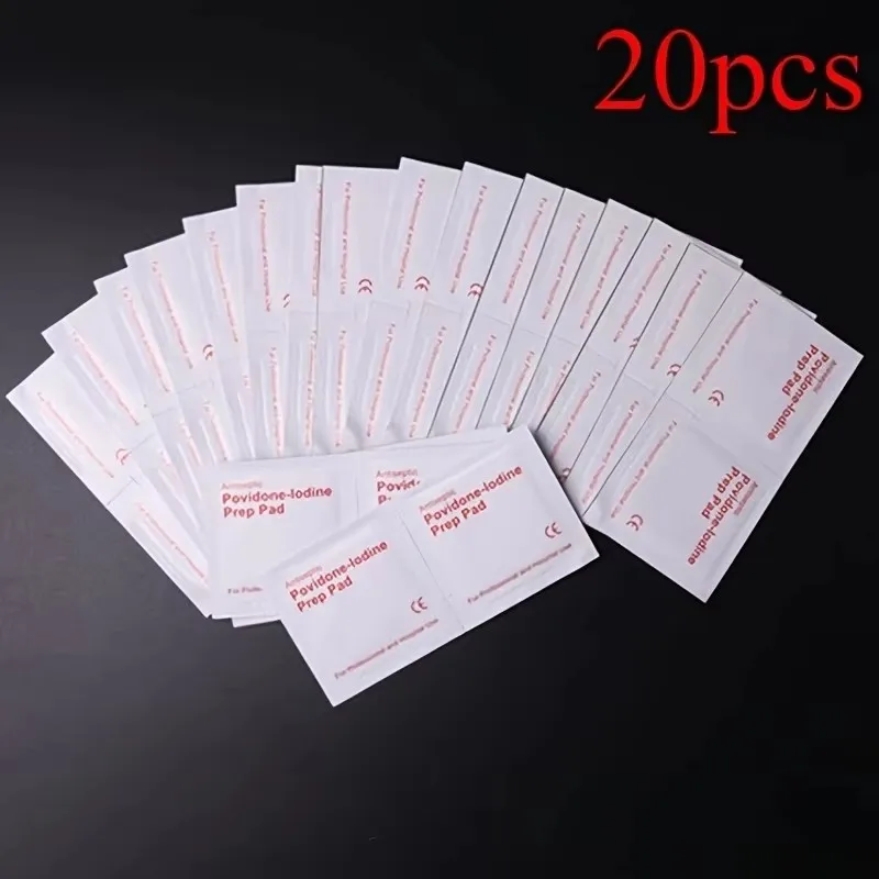 Iodine Disinfectant Wet Wipes for First Aid and Wound Care