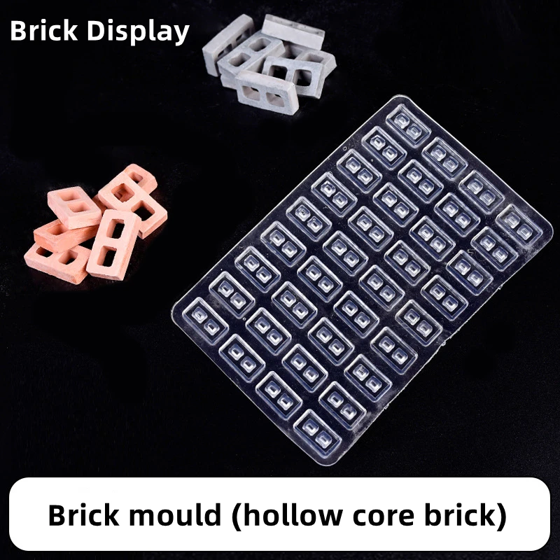 Sand Table Building Mini Bricks Blue Brick Red Brick Powder Mold Small Mason Diy Mold  Miniature  Brick  Toys 4