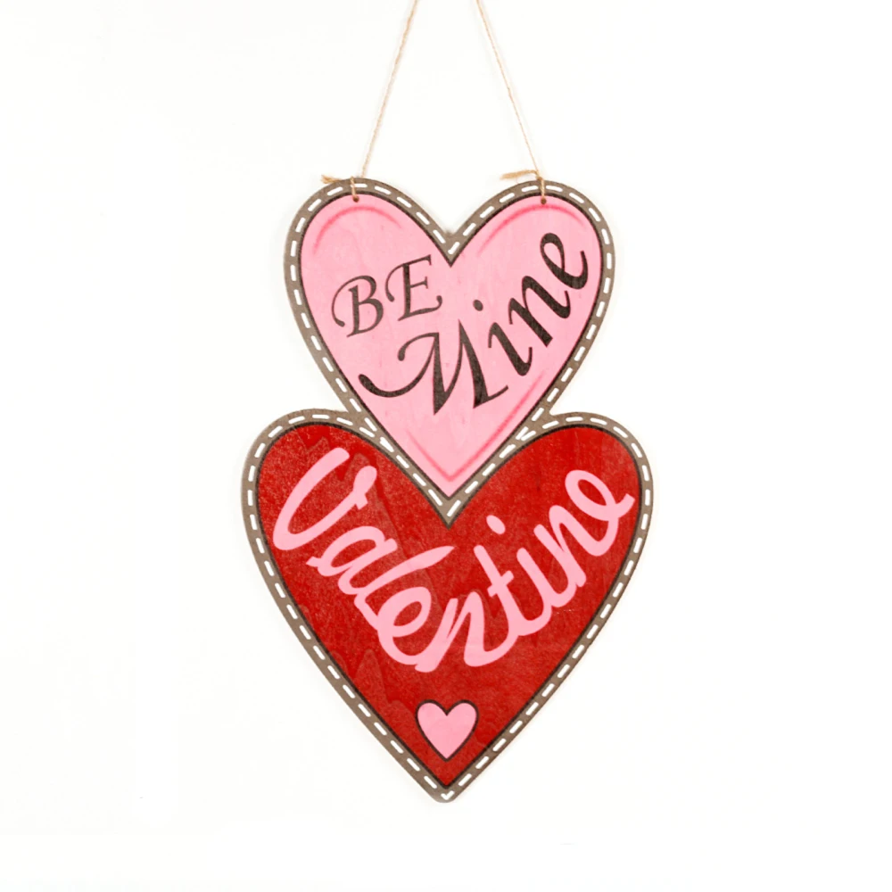 Hanging Love Sign Romantic Heart Letters LOVE DIY Wooden Replaceable Premium Home Pendant Valentine's Day Craft Door Listing | Дом и сад