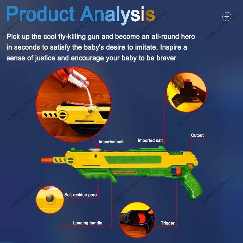 New Model Of Fly And Mosquito Gun 3.0 Children's Day Gift Salt Gun Shotgun Adult Toy Gun Mosquito And Fly Gun 5