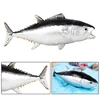 Animal Plastic Fish Model Desktop Home Ornament DIY Realistic Artificial Hand Paint Adult Collection Craft Fish Toy 6