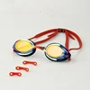 Race  Swimming Goggles Colorful Anti-fog Waterproof Optical Glasses Competive Swim Mask with replaceable nose bridge frames 6