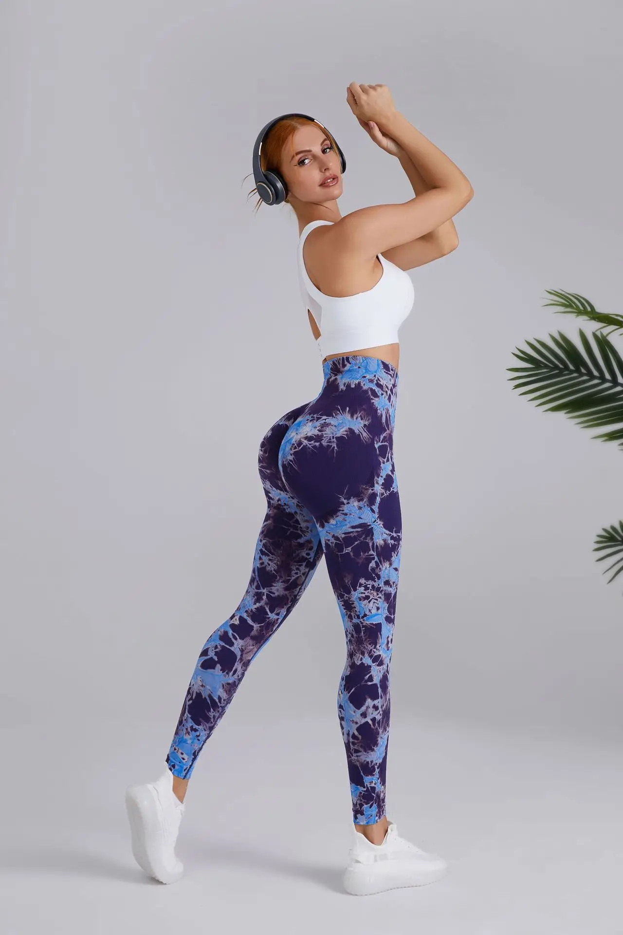 Peach fitness pants yoga pants