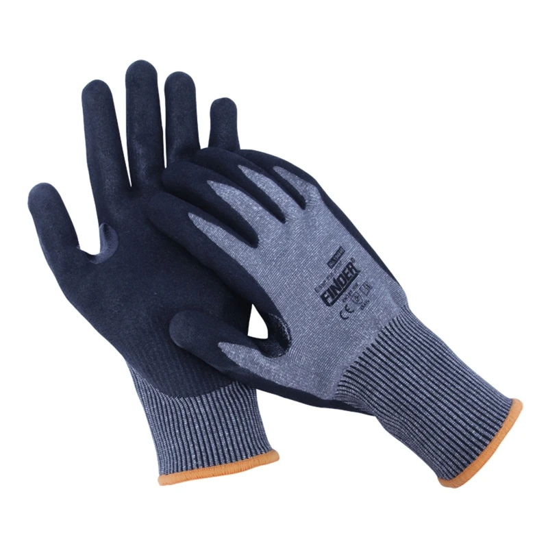 

FINDER Discovery Labor Insurance Gloves Home Catching Sea Construction Site Gardening Gloves Four-level Anti-cut Gloves