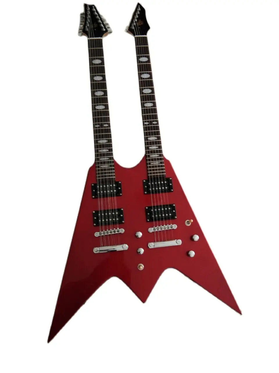 ダブルヘッドエレキギター,ダブルハンドル,6弦,12弦,先行販売 - AliExpress