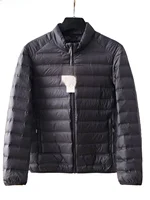 New Men's Cotton Jaet Lightweight ort down Cotton Coat Middle-aged Men's Winter Outerwear Thi Coat Large Size Dad