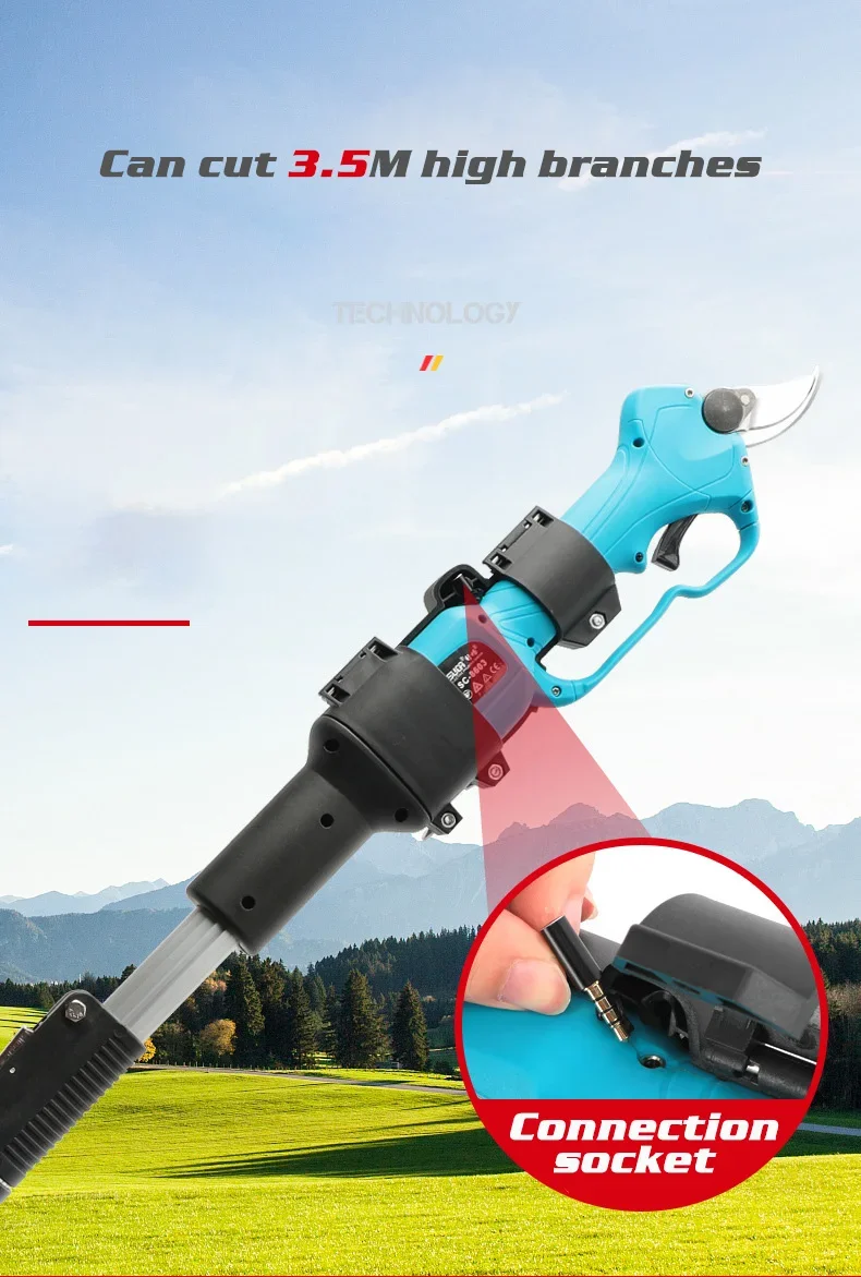 Genuine SUCA Electric Pruning Shears Extension Rod