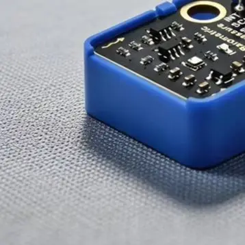 Module capteur barométrique BMP388 sur fond blanc, connecté à un Arduino Uno avec câbles Dupont.
