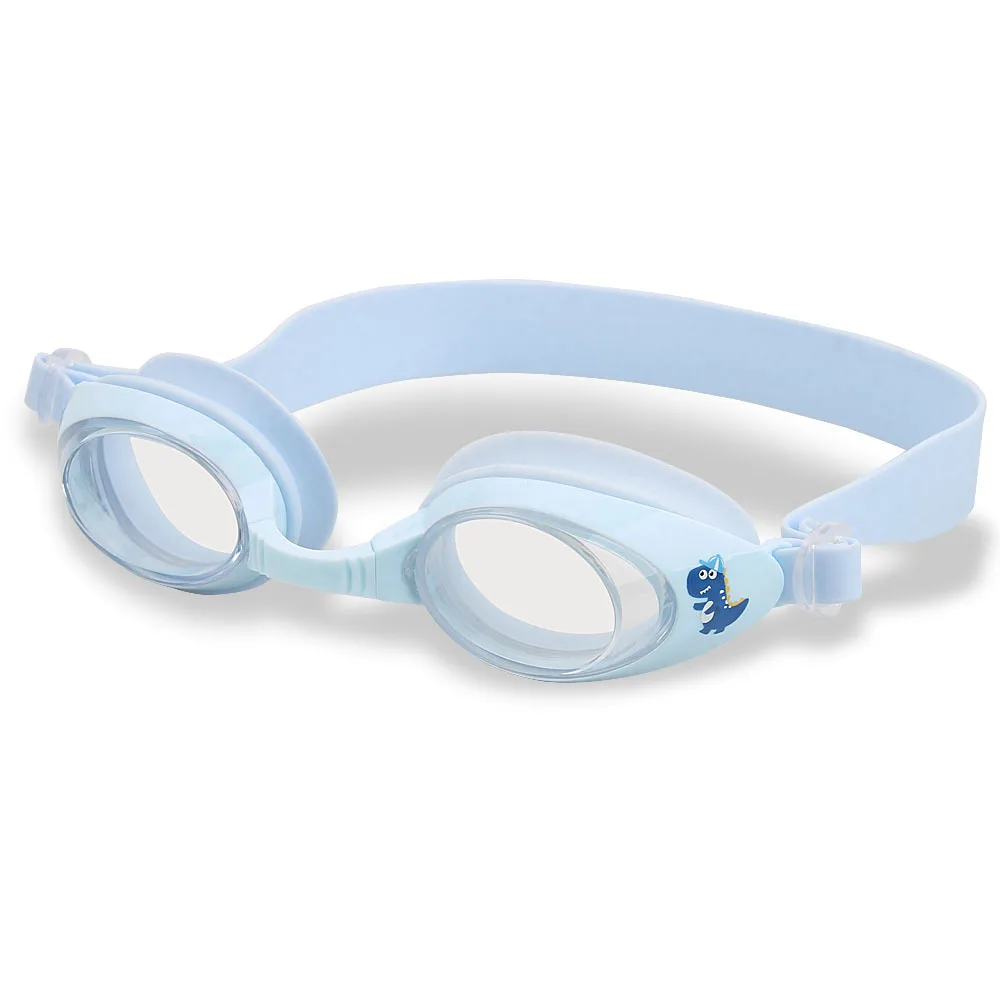 High-definition Children's Waterproof And Anti Fog Swimming Glasses, Convenient Goggles Silicone Connected Earplugs