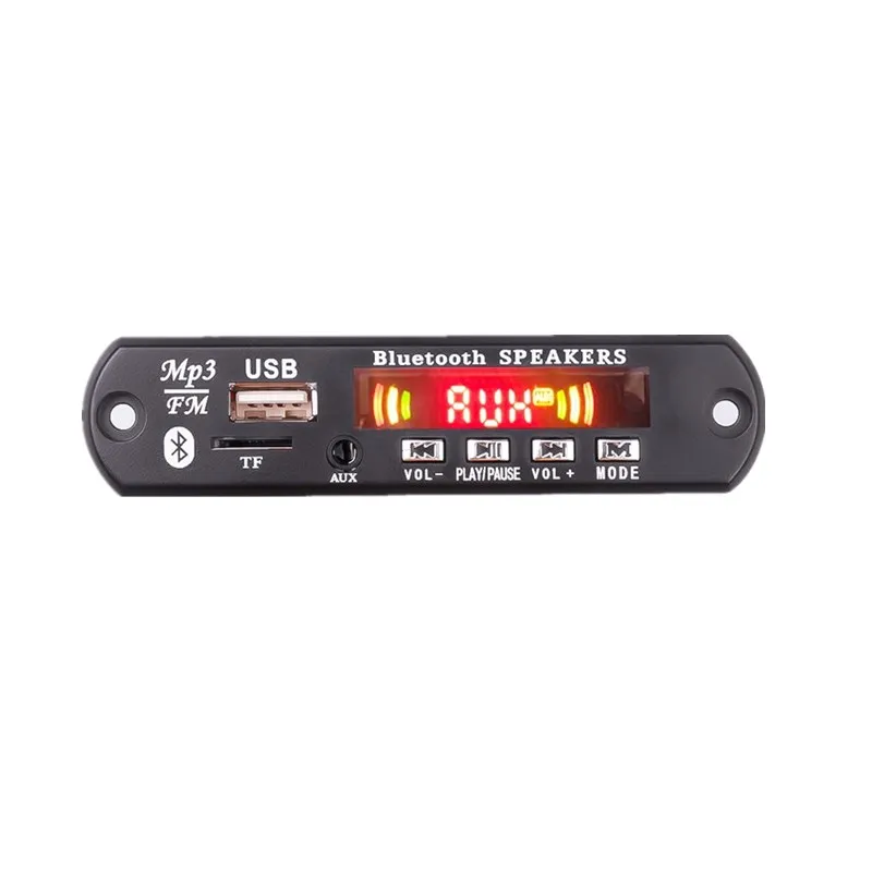 앰프 MP3 디코더 보드, 자동차 MP3 플레이어, USB 레코드 모듈, FM 라디오 AUX, 스피커용 핸즈프리 오디오 DIY