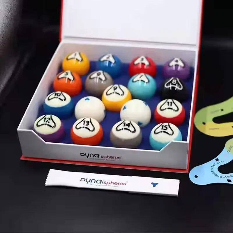 Best-selling clear and bright 57.2mm high-end billiards Dyna Spheres