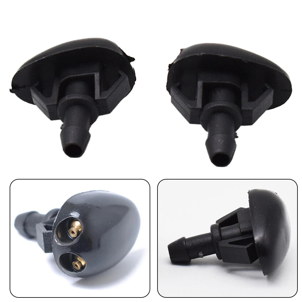 

For Nissan Black Windshield Washer Fluid Spray Jet Nozzles 289313S500 289303S500 Accessories For Vehicles