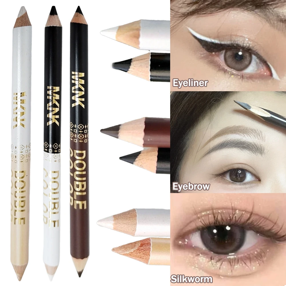 Long-lasting Waterproof Double-ended Eyeliner And Eyeshadow Pencil_voghion.com