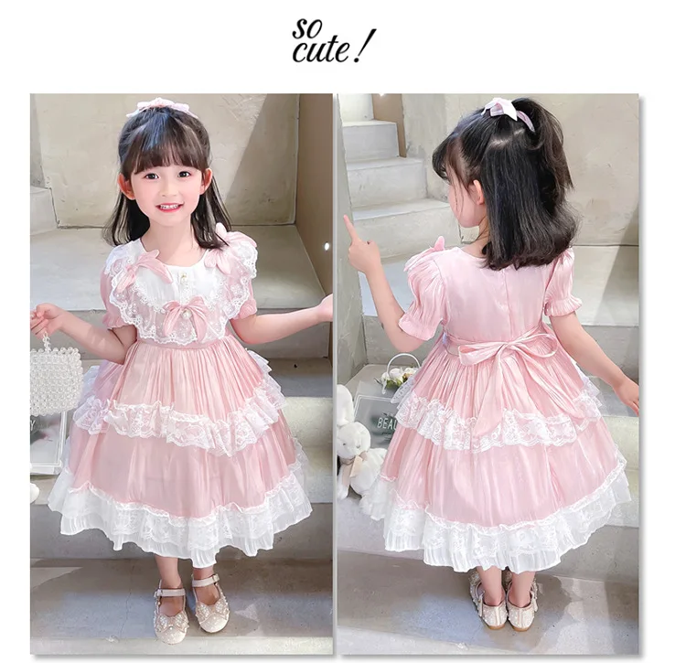 

Summer Dress for Girls Baby Wedding Prom Dress Girl Lolita Princess Party Vestidos Costume for Girls Kids Evening Dresses
