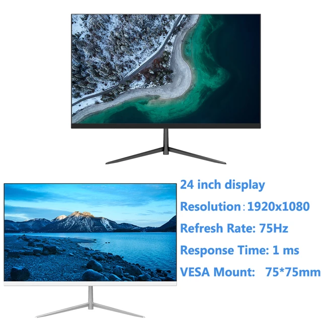 Monitor de 24 pulgadas pantalla IPS de 165Hz FHD 165Hz para ordenador de  juegos PC pantalla plana compatible con HDMI/DP - AliExpress