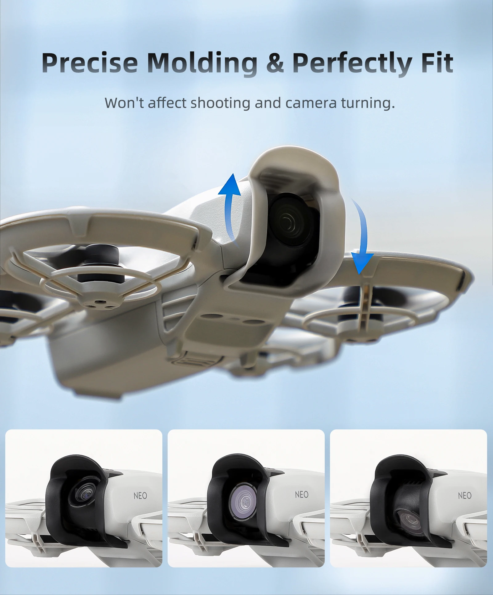 Description Picture 6 of itemLens Hood Cap For DJI NEO Gimbal Hood Cap Guard Cover Drone accessories Camera Lens Sun Shade Lens For DJI NEO Lens Protector