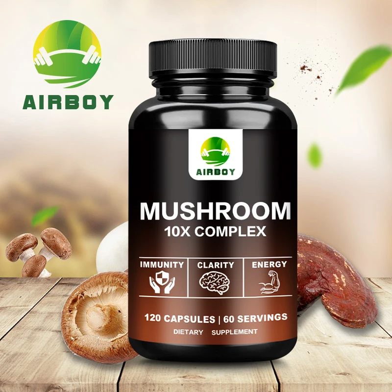 

Mushroom Nootropic Brain Supplement - Improves Memory and Concentration - Immune Booster