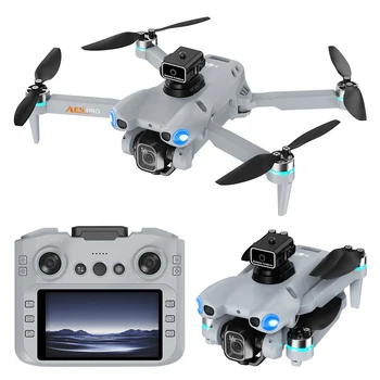 2026 Nuovo AE5 Drone 4K Professionale Doppia Fotocamera Dron Localizzazione del Flusso Ottico 3-Sided Evitamento Ostacoli Quadcopter