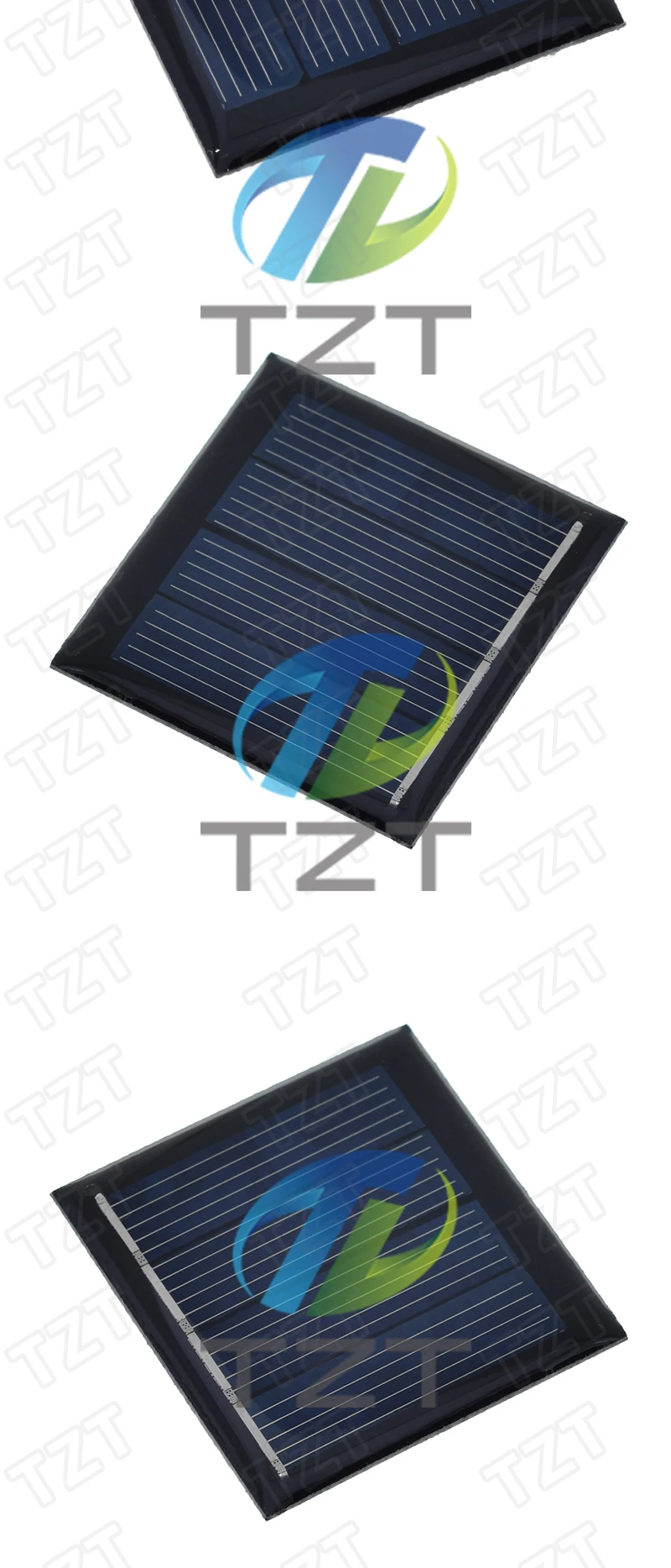 TZT 2V 60mA 0,13W Solarpanel Epoxid Polykristallin DIY Spielzeug Solarleuchte Batterie Lademodul 39,5*39,5MM Mini Solarzelle – Detail 9