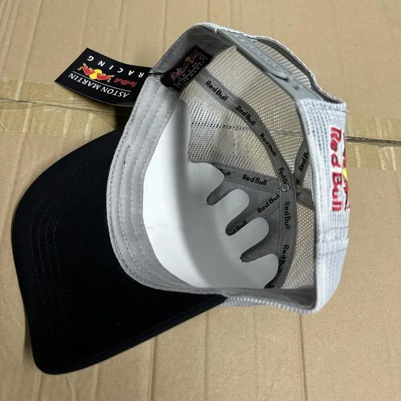 Red Bull Baseball cap Mesh Hat Embroidered Men's and Women's Outdoor Multi functional Racing 4 Colors