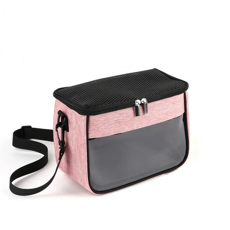 Portable Small Pet Travel Bag Breathable Animal Carrier Bag Rabbit Hamster Hedgehog Ferret Outdoor Inclined Shoulder pet carrier