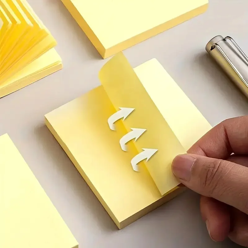 3x3 Sticky Note Paper Bright Colored Memo Pad Self-adhesive Reminder Note 100 Sheets/Pad 4