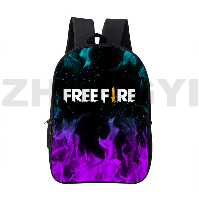 

Waterproof Canvas 3D Anime Free Fire Garena Backpack Men Travel Laptop 16 Inch Free Fire School Bags Boys Girls Cartoon Bagpack