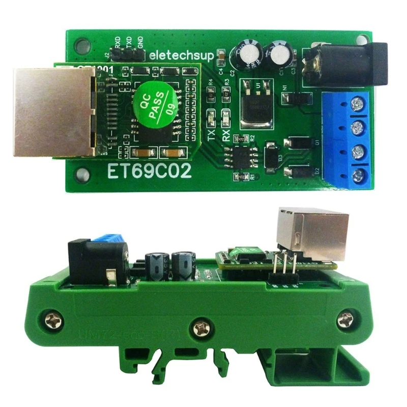 

ET69C02 Сети Ethernet Modbus Промышленный преобразователь RJ45 в RS485 UDP Modbus