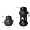 Foldable Football/basketball Silicone Water Bottle, Children/student Outdoor Sports Water Bottle. Supports Mass Customization 4