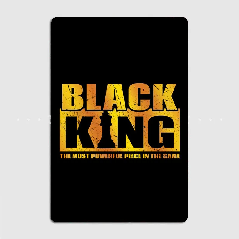 Black Pride Black King Landscape Drawing Board Room Decoration Farmhouse Decor Wall Decor Home Decor Panel Decoration