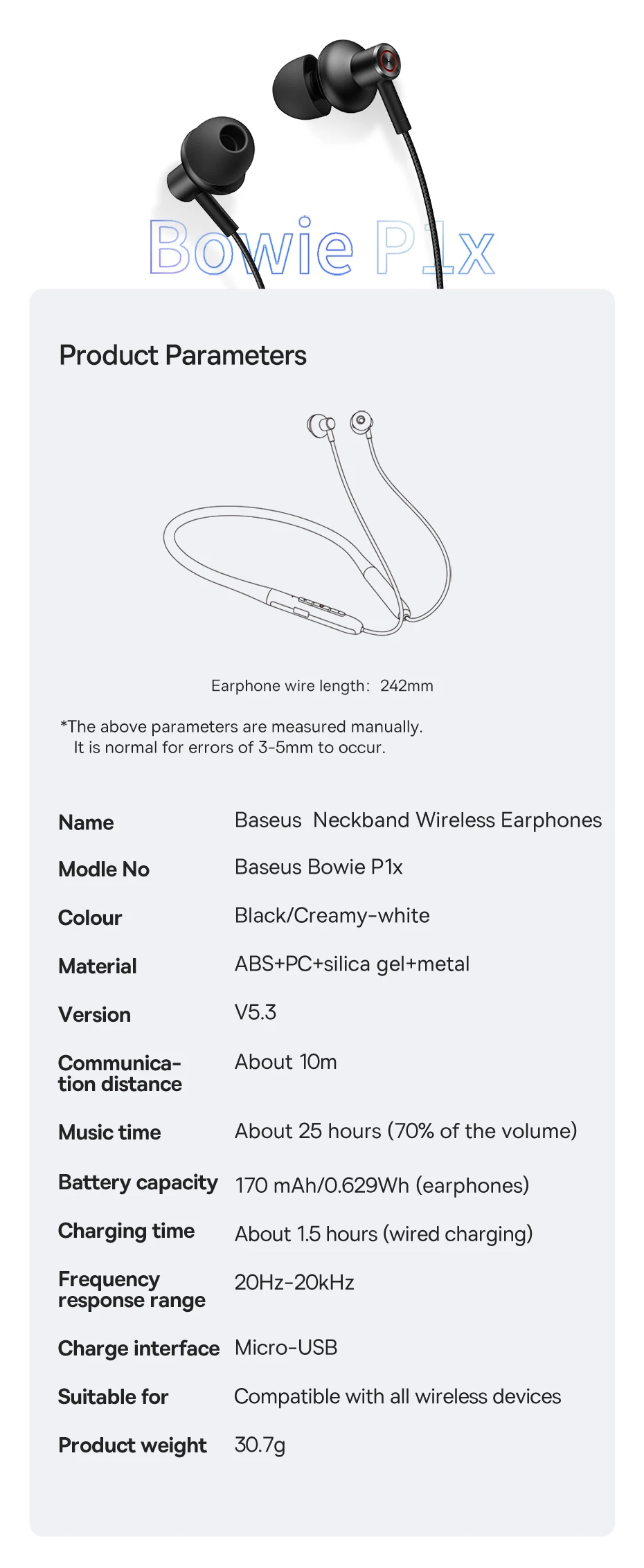 Buy Baseus Bowie P1x In-Ear Neckband Wireless Earphone Price In Pakistan available on techmac.pk we offer fast home delivery all over nationwide. Buy Baseus Bowie P1x In-Ear Neckband Wireless Earphone Price In Pakistan available on techmac.pk we offer fast home delivery all over nationwide.