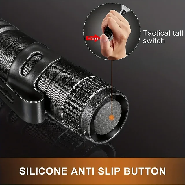 395nm UV Flashlight Ultraviolet Torch With Pen Clip Portable Violet Light Pet Urine Scorpion Detector UV Lamp Use AAA Batteries - Image 4